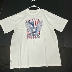 BASS PRO SHOPS American Tradition Fishing Eagle ‎ T-Shirt size XL White New